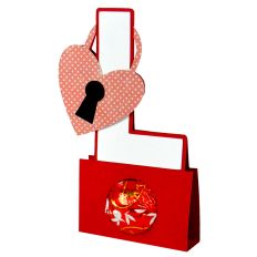 L Valentine – Lock - Alphabet Letter Candy Holder