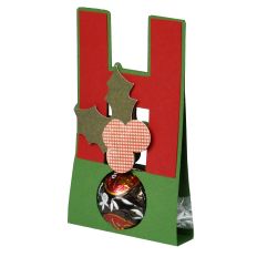 Letter H Christmas Candy Holder 