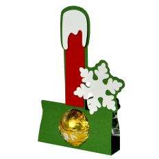Letter I Christmas Candy Holder 