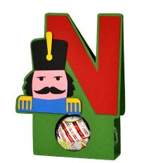 Letter N Christmas Candy Holder 