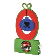 Letter O Christmas Candy Holder 
