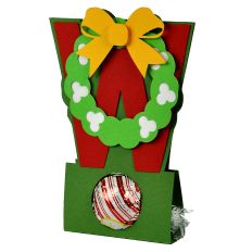 Letter W Christmas Candy Holder 