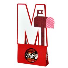 M Valentine – Mailbox - Alphabet Letter Candy Holder
