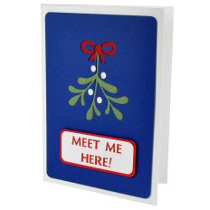 Mistletoe – Layered Stencil Card  