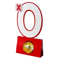 O Valentine – Hugs (and Kisses) - Alphabet Letter Candy Holder