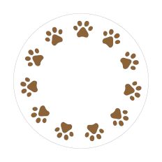 Paw Print Layered Wreath