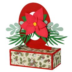 Q - 3D Christmas Alphabet Letter