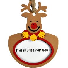 Rudolph – Shadow Box Ornament/Tag