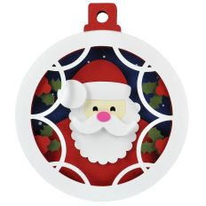 Santa Shadow Box Ornament