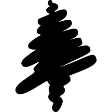 Scribbled Tree Feature or Background