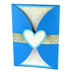 Simple Curved Gatefold - Card Blank