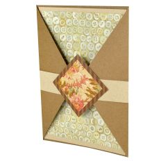 Simple Diamond Gatefold - Card Blank