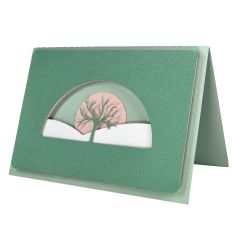 Winter Tree – Landscape Layered Stencil Card