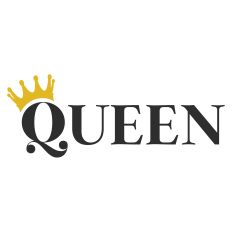 Queen with Crown SVG Cut File