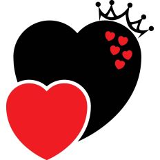 Queen of hearts, Valentines day