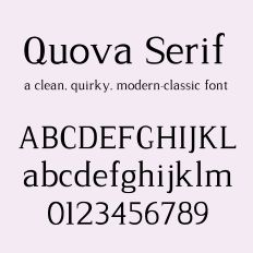 Quova Serif
