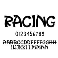 Racing Font