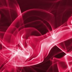 Red Smoke Dark Background Pattern