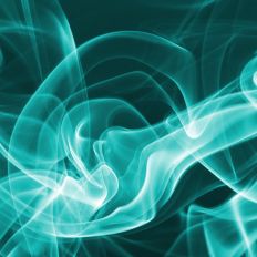 Teal Smoke Dark Background Pattern