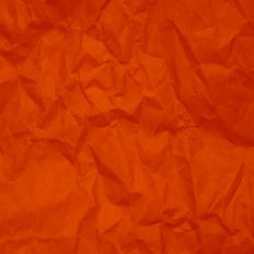 Orange Crumpled Paper Background Pattern