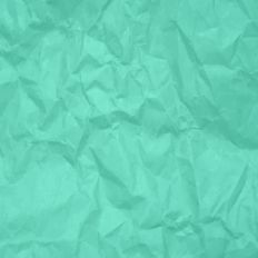 Teal Crumpled Paper Background Pattern