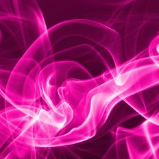 Pink Smoke Dark Background Pattern