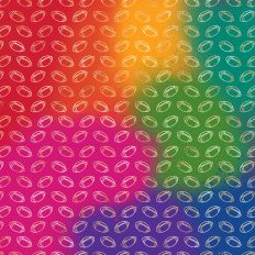 Rainbow and Gold Foiled American Football Background