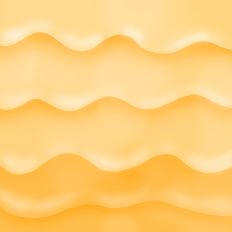 Yellow Frosting Layers Hand Drawn Background Pattern