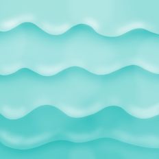 Teal Frosting Layers Hand Drawn Background Pattern