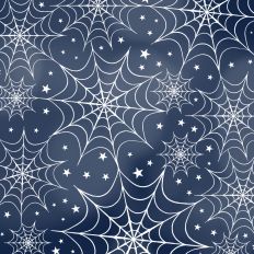 Navy Blue Spiderweb Background Pattern