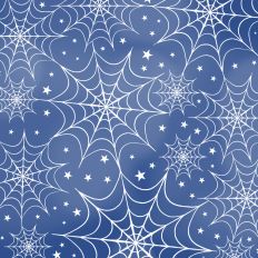Blue Spiderweb Background Pattern