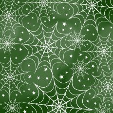 Green Spiderweb Background Pattern