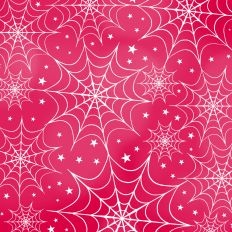 Red Spiderweb Background Pattern