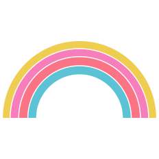 Rainbow Silhouette