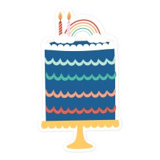 Rainbow Party Cake