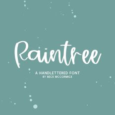 Raintree Handlettered Font