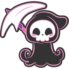 cute grim reaper