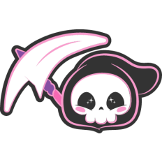 kawaii grim reaper