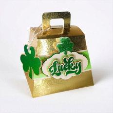 St. Patrick's Day gold ingot box