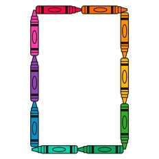 Rectangle Crayon Frame