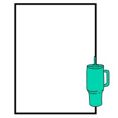 Teacher Cup Rectangle Frame