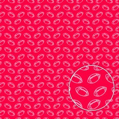 Red American Football Background Pattern