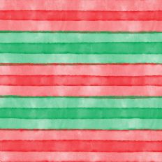 red and green watercolor stripes