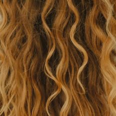 Red Curly Hair Fur Pattern Fillable Shapes