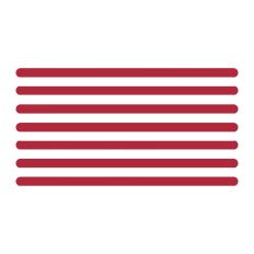 Red Stripes for American Flag SVG