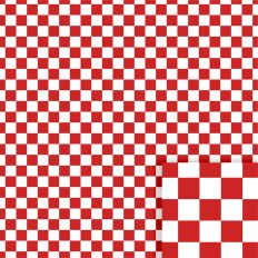 Red and white Checkered pattern