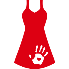 MMIW Red Dress Day Design With Hand Print