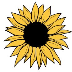 Sunflower SVG Cut File