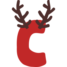 Reindeer C Monogram