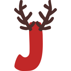 Reindeer J Monogram